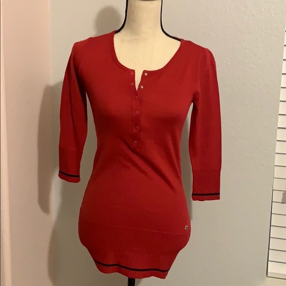 Red Lacoste tunic 36 - Picture 1 of 5